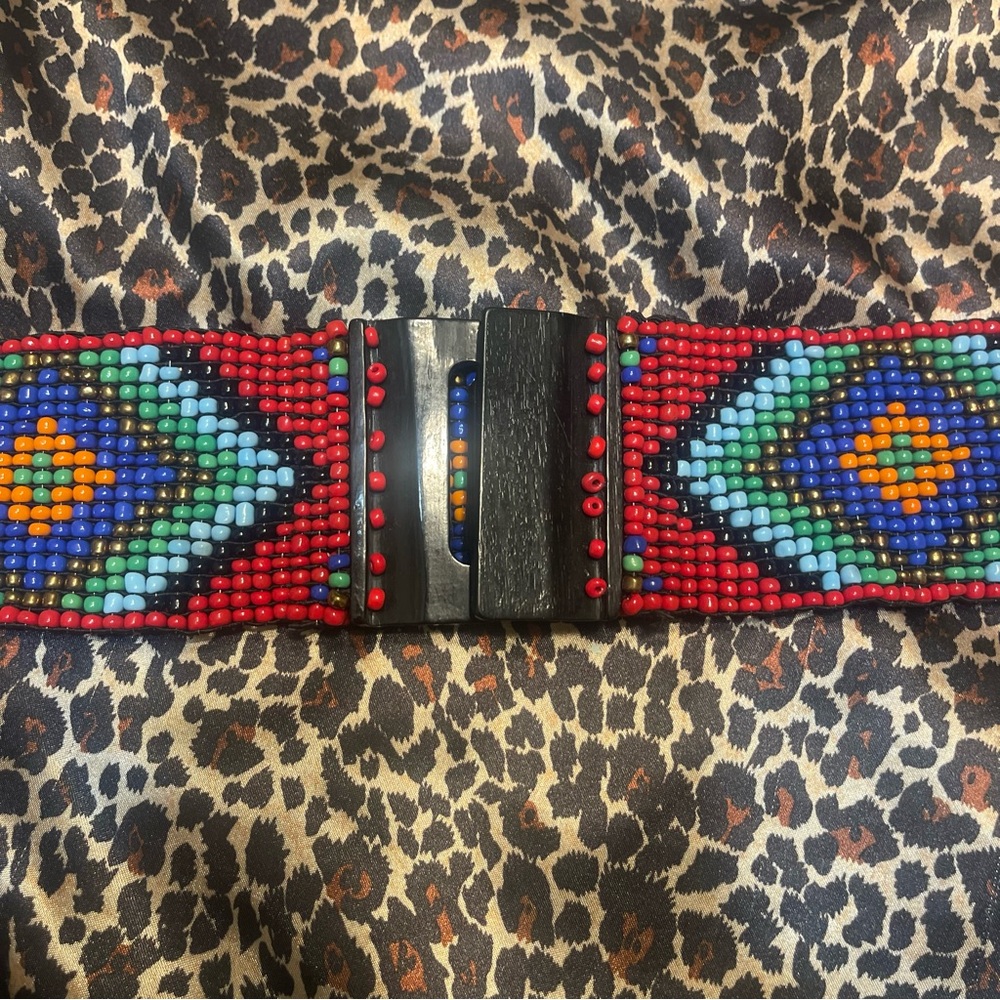 Beautiful Colorful Beaded Belt - Picture 8 of 14